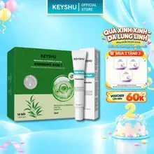 Combo Chăm Da Mụn KEYSHU Gồm 1 Hộp Mặt Nạ Tràm Trà Dưỡng Ẩm Và 1 Tuýp Gel Chấm Mụn Triki Plus Giúp Gom Cồi Giảm Sưng20ml