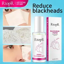 RtopR Mango Blackhead Remover Mask  Mặt nạ xoài RtopR kèm 50 giấy lột/ serum loại bỏ mụn đầu đen và thu nhỏ lỗ chân lông