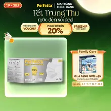 Khẩu Trang Y Tế Perfetta Moderate 50 Cái/Hộp - 3 Lớp Siêu Mềm Mịn, Vừa Sống Mũi
