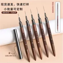 Then.nails | Cọ line nét mảnh nail cán gỗ lông chồn chuyên dụng – lông mượt, dễ thao tác, nhiều size, dụng cụ nail
