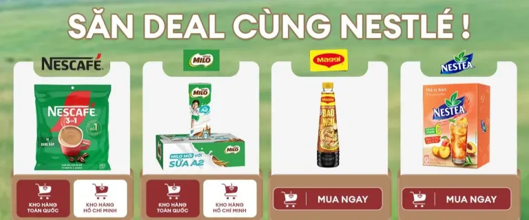 Lazada Nestlé Day 23/4 – Thực Phẩm & Combo FMCG Giá Tốt