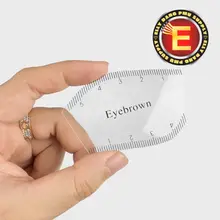 🏷️ Thước Đo Chân Mày EYE BROWN chính hãng – Chất liệu nhựa dẻo bền bỉ – Vạch chia tỷ lệ rõ nét  dùng trong phun xăm thẩ