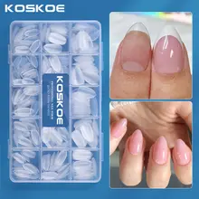 【Local】300 Cái / hộp Full Matte X XS Đầu Bấm Giả Bảo Vệ Toàn Diện Cho Móng Nhỏ, Dụng Cụ Nối Dài
