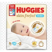 Tã dán sơ sinh Perfect SKIN huggies NB76/S54+4 /S29/M46+3 GIÁ TỐT NHẤT SHOPEE