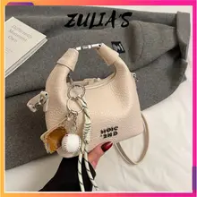 Túi xách nữ cầm tay đeo chéo da sần hạt gạo Chio2nd Tặng Charm Bóng Chày Zuliashop8386