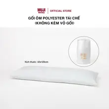 Gối Ôm Polyester Tái Chế MUJI 43x129cm (Không Kèm Vỏ)