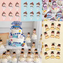 RẺ VÔ ĐỊCH - Set Cắm Giấy Chúc Mừng Tốt Nghiệp - Trang trí bánh sinh nhật, bánh kem