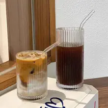 Cốc thuỷ tinh sọc dáng trụ 280ml, 300ml, 380ml