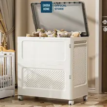 Hộp Đựng Đồ Chơi Gấp Gọn ENODA HOME, Thùng Đựng Đồ Đa Năng Dung Tích Lớn, Có Bánh Xe 360 Di Chuyển Dễ Dàng Q043