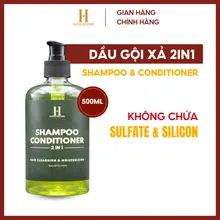Dầu gội xả nam 2in1 không Sulfate và Silicone Shampoo Conditioner 500ml - Saigon Hustlers Pomade