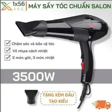 [ MIỄN SHIP ] Máy Sấy Tóc HGHOME 2 Chiều Nóng Lạnh Công Suất 3500w công nghệ ion bảo vệ tóc - HÀNG CHÍNH HÃNG