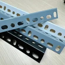 Sắt V lỗ V3x3 (màu trắng, đen) - lắp kệ sắt V lỗ, Thanh Sắt V Lỗ 3x3 Đa Năng Lắp Kệ Sơn Sắt Tĩnh Điện