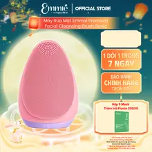 Máy rửa mặt Emmie Premium Facial Cleansing Brush Sonic 7 Tần Số Rung Hỗ Trợ Làm Sạch Da - Đạt Chứng Nhận Chuẩn FDA