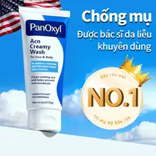(Nhập khẩu Mỹ) Sữa rửa mặt Hỗ trợ giảm mụn PanOxyl 4% 170g với Benzoyl Peroxide