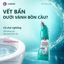 Nước Tẩy Bồn Cầu LOGESKI Đánh Bay Vết Bẩn Cứng Đầu Không Cần Chà Cọ Hỗ Trợ Khử Mùi Cho Bồn Cầu Sạch Sẽ