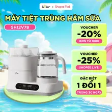 Máy Hâm Sữa Tiệt Trùng Bear 1.3L Máy Đun Nước Pha Sữa Cho Bé Máy Tiệt Trùng Vệ Sinh Bình Nước Đa Chức Năng WW-5H12V78