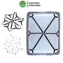 Kẹp cố định ga giường, ga trải nệm, dây kẹp ga giường 6 chiều chống nhăn chống tụt drap