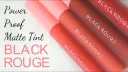 Trải nghiệm Son Black Rouge Power Proof Matte Tint – Test thực tế trên tay