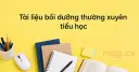 Bài thu hoạch BDTX module 7 tiểu học: Mẫu đầy đủ, dễ chỉnh sửa