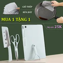 🔥(TẶNG GIẺ) Bộ Thớt dao 5 món làm từ lúa mạch, BỘ DỤNG CỤ nhà bếp Dao Thớt, Kéo, Lạo, Bộ dụng cụ nấu ăn nhà bếp màu hồng
