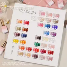 Sơn Gel Thạch VENDEENI hơn 30 màu thạch siêu hot Lẻ chai 15ml hàng chính hãng ( Hàng Mới )