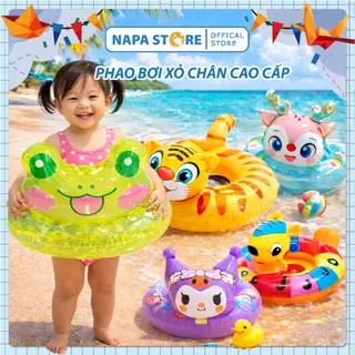 Phao Bơi Tròn Hình Thú Cho Bé Có Xỏ Chân – Phao Tắm Hồ Bơi, Đi Biển Mùa Hè