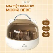 Máy Úp Bình Sữa, Tiệt Trùng Sấy Khô UVC Mooki BéBé - Khử Khuẩn, Sấy Nhanh, An Toàn Cho Bé
