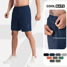 Quần Short Thể Thao Nam 7 Inch Túi Khóa Kéo Coolmate