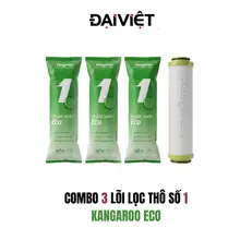 Combo 3 Lõi Lọc Thô 1 Kangaroo Eco – Lõi PP 5 Micron Cho Máy Lọc Nước RO