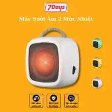 Quạt Sưởi Mini Để Bàn 7Days Smile Công Suất 500W Tiện Lợi QS01