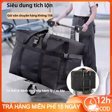 [Vải Oxford]Túi xách du lịch gấp gọn, mỏng nhẹ, chống nước, Có thể treo trên thanh kéo vali