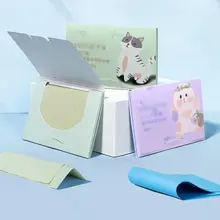 🍓Bliboli🍓Set 100 Giấy Thấm Dầu Chiết Xuất Trà Xanh / Trà Xanh Chất Lượng Cao
