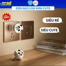Đèn ngủ gấu trúc đèn USB đèn hoạt hình Highlight Store nhỏ gọn tiện lợi