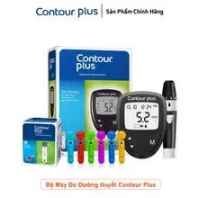 Máy đo đường huyết Contour Plus + Hộp 50 que