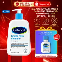Sữa rửa mặt dịu lành cho da nhạy cảm CETAPHIL GENTLE SKIN CLEANSER 473ML