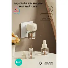 Máy Khuếch Tán Tinh Dầu Đuổi Muỗi KUB-M&B, Không Mùi, Không Khói, An Toàn Cho Trẻ Sơ Sinh