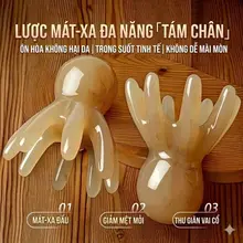 ❤️Love❤️Cây massage da đầu hình bạch tuộc giúp thư giãn  kích thích tuần hoàn máu