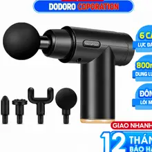 [BH 2NĂM] Máy mát xa cầm tay, máy massage DO720 toàn thân Với 4 Đầu Thay Thế 6 Cấp Độ BH 24 Tháng