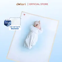 Thảm Mát Điều Hoà Thân Nhiệt Dotori Sợi Lạnh Duraron Hàn Quốc Hỗ Trợ Giảm Sốt Cho Bé Mùa Hè