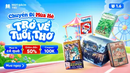 Mọt Sách Tiki 01/06: giảm đến 50% và tặng quà