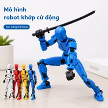 Robot Đồ Chơi Mô Hình Nhân Vật Có Khớp Nối Kèm Bộ Vũ Khí Nhiều Màu Sắc Đồ Chơi Sáng Tạo Cho Bé