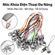 72mm*10 món Dây móc mini treo chìa khóa（Với kẹp tôm hùm）Dây móc điện thoại sợi nhỏ gồm khóa cua Phụ kiện móc