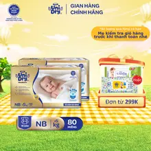 Tã dán sơ sinh UniDry Supreme siêu mỏng chỉ 2mm - NB40