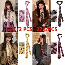 Cà vạt nữ phong cách Hàn Quốc sọc, phù hợp làm đồng phục và thắt nơ