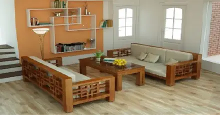 Review các mẫu bàn ghế gỗ phòng khách giá 5 triệu cực tốt