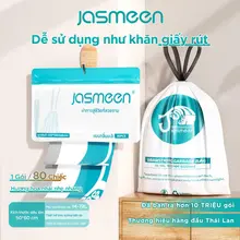 [Siêu To]Túi rác sinh học JASMEEN - Kích thước 50*60cm - Hương hoa nhài- Chịu nhiệt tốt - Chất liệu HDPE dày dặn - Tải trọng>10kg