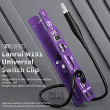 LANRUI M191 Đầu nối cáp kẹp pin toàn diện đa năng Không cần tháo rời Bo mạch chủ để sửa chữa điện thoại IPhone Android
