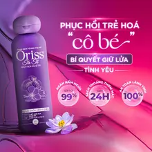 Dung dịch vệ sinh phụ nữ Oriss tía tô làm sạch dịu nhẹ ngăn mùi ngừa vấn đề phụ khoa 200ml