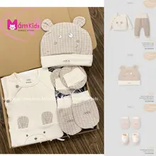 Mắmkids -Set Quà Sơ Sinh 3-5.5 kg  Cho Bé Kèm Hộp Theo đơn Chất Liệu Mềm Mại- set nous,set lapomme…