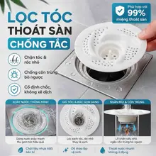 Aanadel📢Bộ lọc thoát nước sàn Vortex gia dụng, bồn rửa mặt chống tắc nghẽn, lưới lọc cống